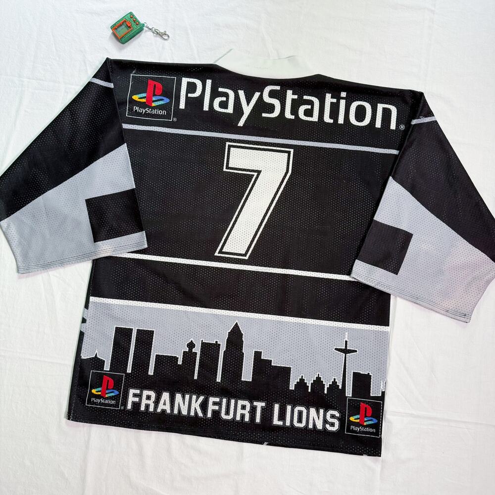 Vtg Playstation Frankfurt Lions Hockey Jersey - L